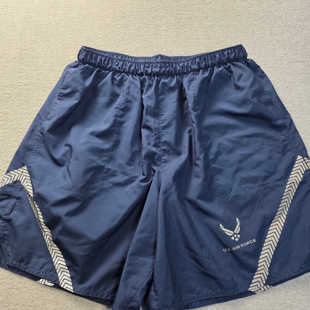 U.S. Air Force IPTU Physical Training Shorts Mens Medium Navy Blue Military PT